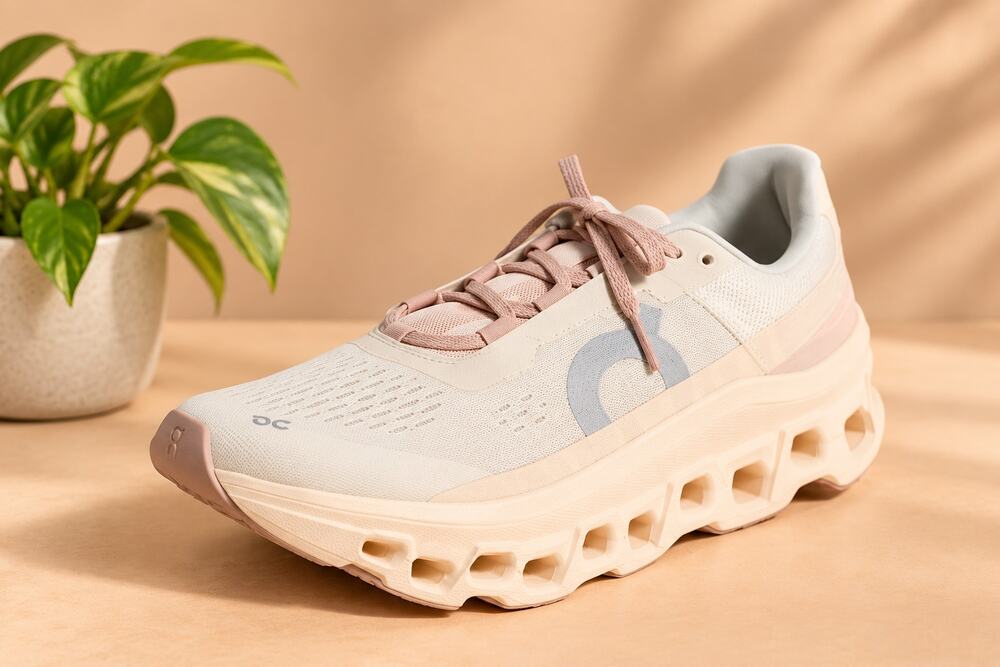 NWT On Women's Cloudmonster Sneakers Moon Fawn Size 9.5 Medium